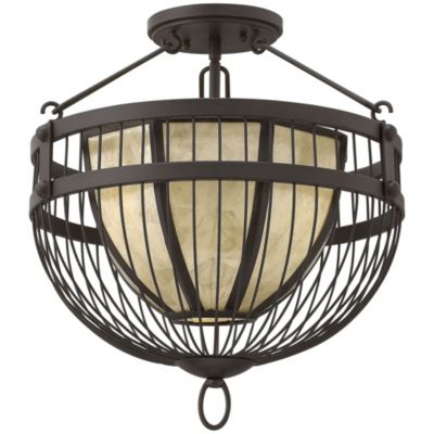 Ava Semi-Flushmount by Fredrick Ramond - Starlight Lighting USA and Canada